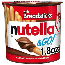Nutella & Go! Hazelnut And Cocoa Spread With Breadsticks Snack Cup - 1.8 Oz