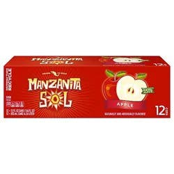 Manzanita Sol Soda Apple - 12-12 Fl. Oz.