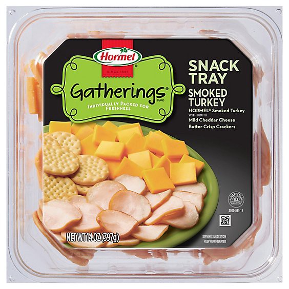 slide 1 of 1, Hormel Snack Tray Turkey & Cheese - 14.7 Oz, 14 oz