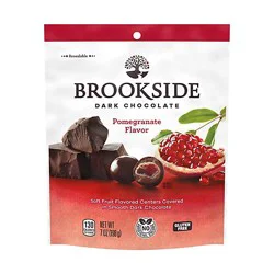 Brookside Dark Chocolate And Pomegranate Flavored Snacking Chocolate Bag - 7 Oz