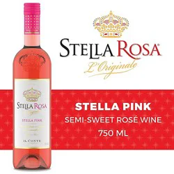 Stella Rosa Pink Semi Sweet Rose Wine - 750 Ml