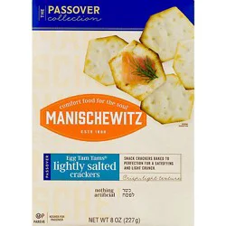 Manischewitz Tam Tam Crackers - 8 Oz