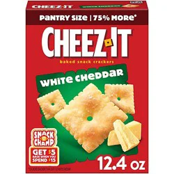 Cheez-It Cheese Crackers White Cheddar Baked Snack Crackers - 12.4 Oz