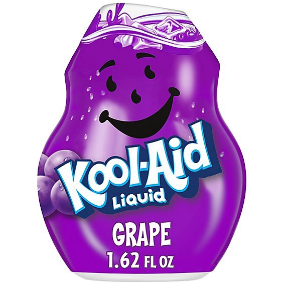 slide 1 of 1, Kool-Aid Liquid Grape Artificially Flavored Soft Drink Mix - 1.62 Fl. Oz., 1.62 fl oz