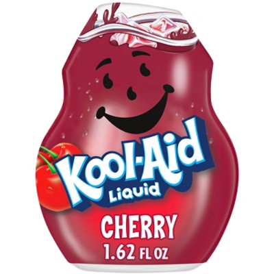 slide 1 of 1, Kool-Aid Liquid Cherry Artificially Flavored Soft Drink Mix - 1.62 Fl. Oz., 1.62 fl oz