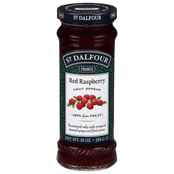 St. Dalfour Fruit Spread Deluxe Red Raspberry - 10 Oz