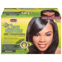 African Pride Hair Care No Lye Relaxer Regular - Each