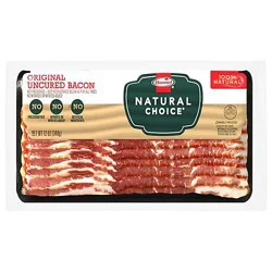 Hormel Natural Choice Original Uncured Bacon, 12 Oz,