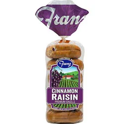 Franz Bagels Premium Cinnamon Raisin 6 Count - 18 Oz