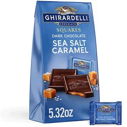 Ghirardelli Dark Chocolate Sea Salt Caramel Squares - 5.32 Oz
