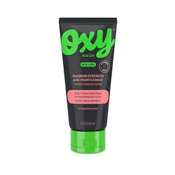 Oxy Maximum Strength 10% Benzoyl Peroxide Acne Face Wash For Teens, Acne Treatment Cleanser - 5 Fl. Oz.