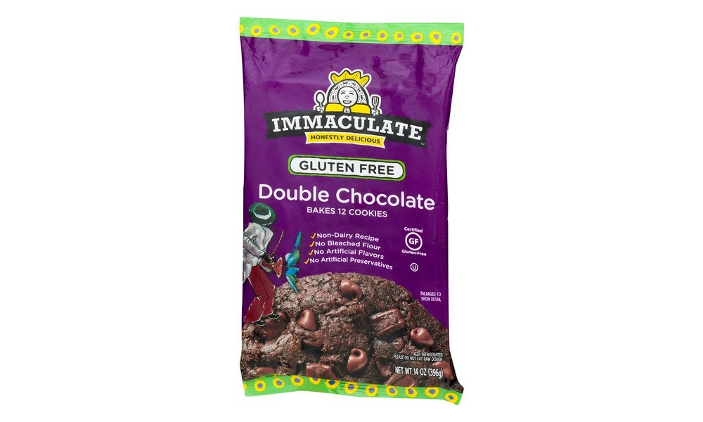 slide 2 of 3, Immaculate Baking Company Immaculate Baking Immaculate Gluten Free Fudge Brownie Cookie Dough, 14 oz