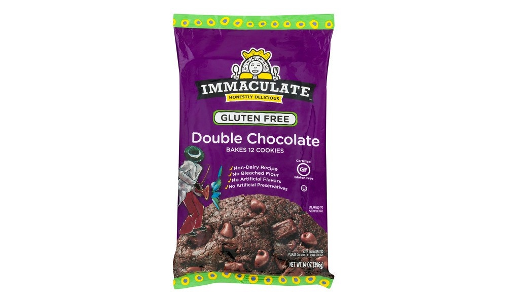 slide 3 of 3, Immaculate Baking Company Immaculate Baking Immaculate Gluten Free Fudge Brownie Cookie Dough, 14 oz
