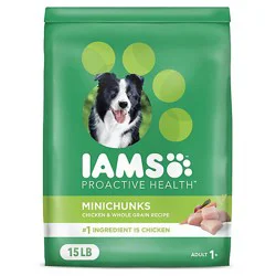 Iams Proactive Health Minichunks Chicken And Whole Grains Small Breed Adult Dry Dog Food - 15 Lbs
