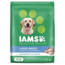 Iams Proactive Health With Real Chicken Large Breed Adult Dry Dog Food - 15 Lbs