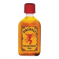 Fireball Hot Cinnamon Blended Whiskey 66 Proof In Plastic Bottle - 50 Ml