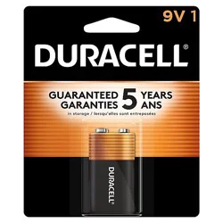 Duracell Coppertop Battery Alkaline 9v - Each