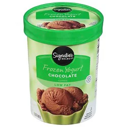 Signature Select Fudge Low Fat Frozen Yogurt - 1.5 Quart