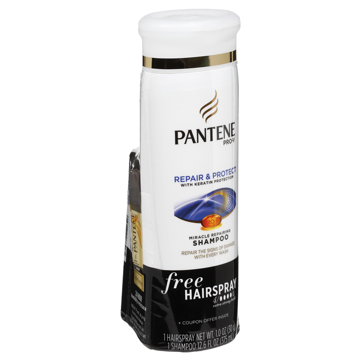 slide 6 of 6, Pantene Pro-V Repair Protect Miracle Repairing Shampoo, 12.6 fl oz