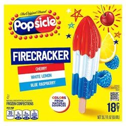 Popsicle Ice Pops Firecracker - 18 Count