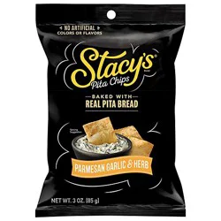 Stacys Pita Chips Parmesan Garlic & Herb - 3 Oz