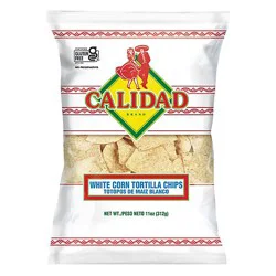 Calidad White Corn Tortilla Chips - 11 Oz