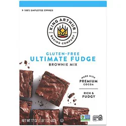 King Arthur Non-Gmo Project Verified Certified Kosher Certified Gluten-Free Fudge Brownie Mix - 17 Oz