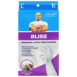 Mr. Clean Bliss Gloves Premium Latex-Free L - 1 Count