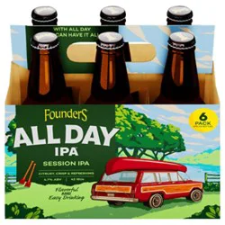 Founders Brewing Co. Year-Round Beer All Day Ipa Bottles - 6-12 Fl. Oz.