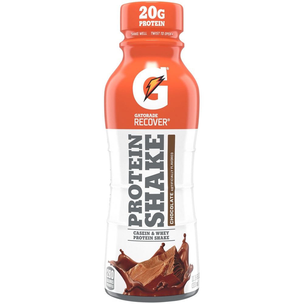 slide 2 of 4, Gatorade Recover Chocolate Protein Shake, 11.16 fl oz