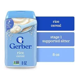 Gerber 1st Foods Rice Baby Cereal Canister - 8 Oz