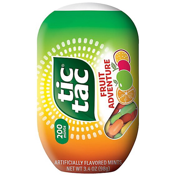slide 1 of 5, Tic Tac Fruit Adventure Mints On-The-Go Refreshment Bottle Pack - 3.4 Oz, 3.4 oz