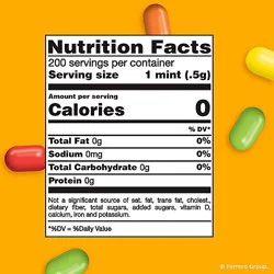 Tic Tac Fruit Adventure Mints On-The-Go Refreshment Bottle Pack - 3.4 Oz