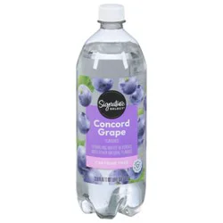 Signature Select Concord Grape Sparkling Water - 1 Liter