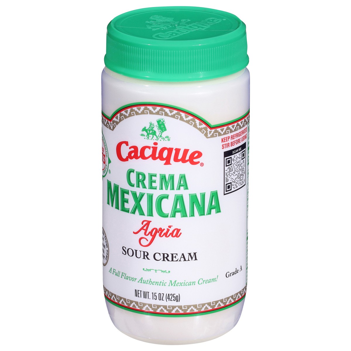 slide 11 of 12, Cacique Crema Agria Mexicana - 15 Oz, 15 oz