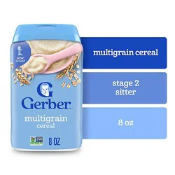 Gerber 1st Foods Multigrain Grain & Grow Baby Cereal Canister - 8 Oz