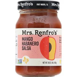 Mrs. Renfros Gourmet Salsa Mango Habanero Medium Hot - 16 Oz