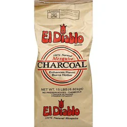 El Diablo Mesquite Charcoal - 15 Lb