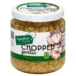 Signature Farms Chopped Garlic - 8 Oz