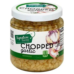 Signature Farms Chopped Garlic - 8 Oz