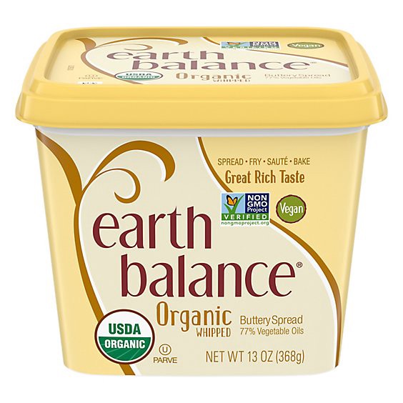 slide 1 of 4, Earth Balance Organic Whipped Buttery Spread - 13 Oz, 13 oz