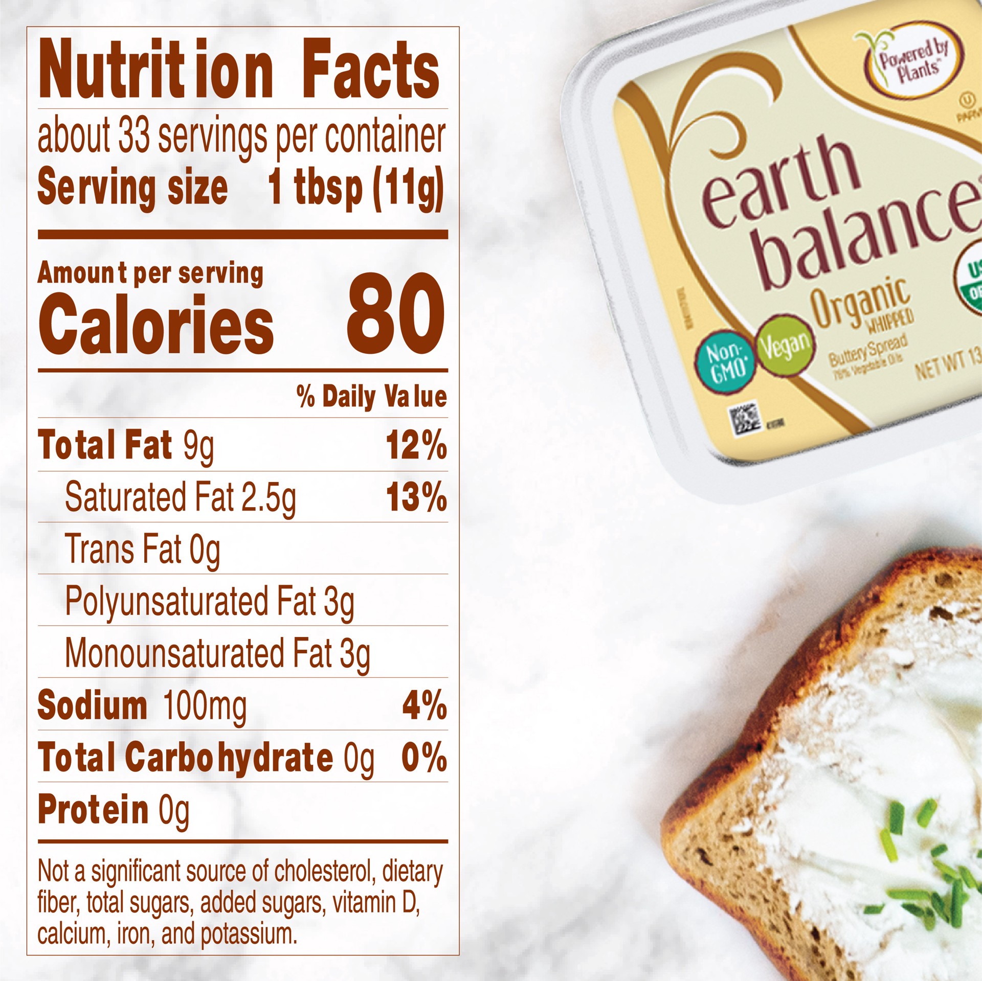 slide 3 of 4, Earth Balance Organic Whipped Buttery Spread - 13 Oz, 13 oz