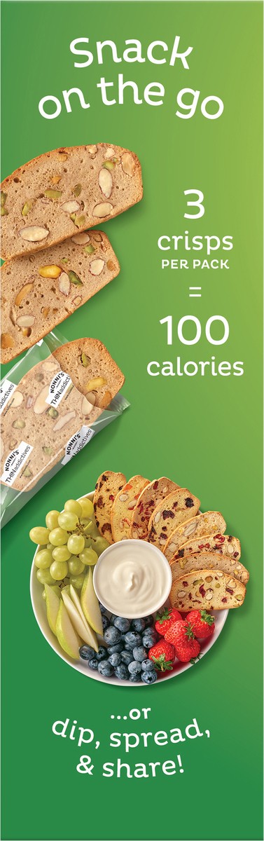 slide 6 of 10, Nonnis Thinaddictives Cookies Almond Thin Pistachio 6 Count - 4.4 Oz, 4.4 oz