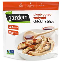 Gardein Vegan Teriyaki Frozen Chick'n Strips - 10.5 Oz