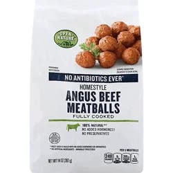 Open Nature Homestyle Angus Beef Meatballs - 14 Oz