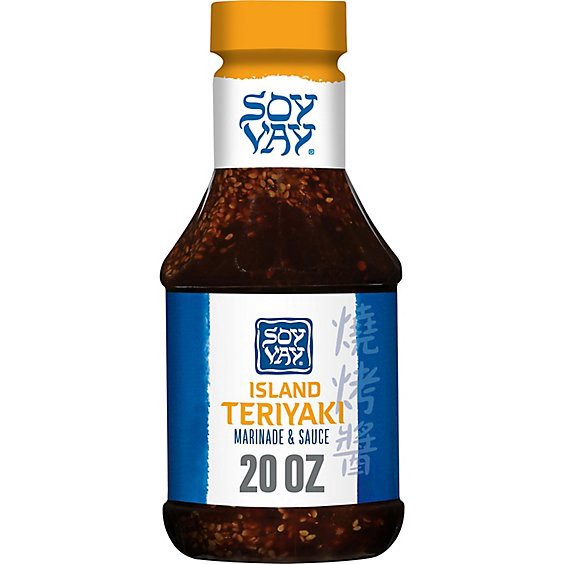 slide 1 of 3, Soy Vay Marinade & Sauce Island Teriyaki - 20 Oz, 20 oz