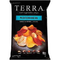 Terra Vegetable Chips Mediterranean Herbs & Hint Of Lemon - 6.8 Oz