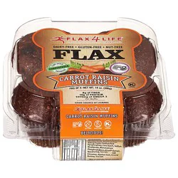 Flax4life Muffin Carrot Raisin - 14 Oz