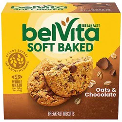 Belvita Breakfast Biscuits Soft Baked Oats & Chocolate - 5-1.76 Oz