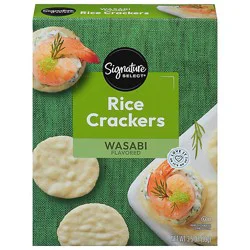 Signature Select Crackers Rice Wasabi - 3.5 Oz